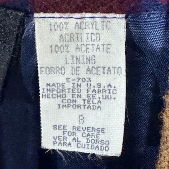 ANTHONY MARK HANKINS Boho Southwestern Blazer Size 8 Vintage Whipstitch‎ Trim - Picture 9 of 12